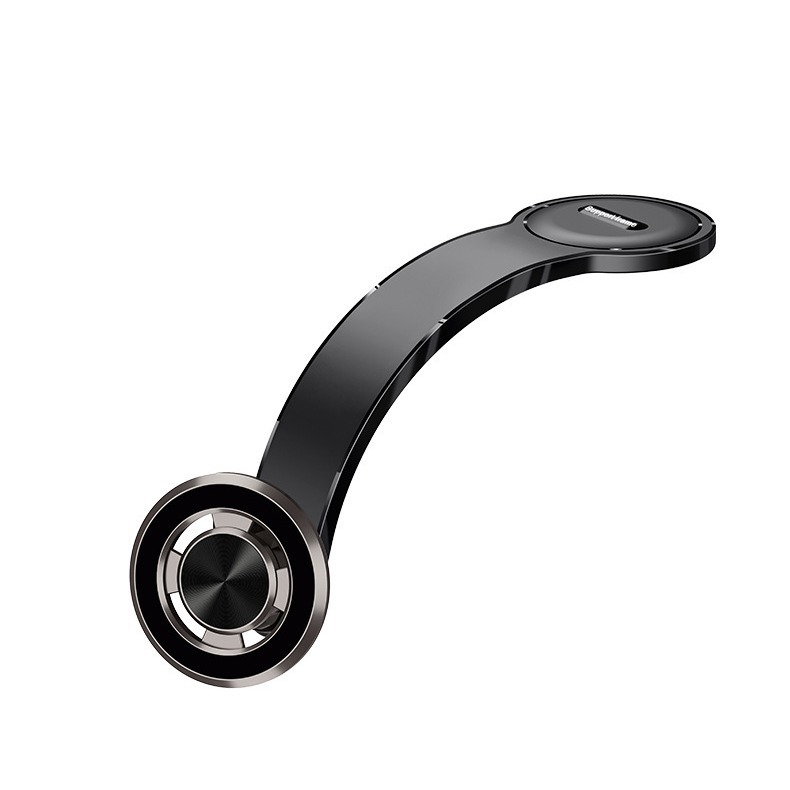 Bendable Car Magnetic Suction Mobile Phone Holder, Dashboard Car Memory Aluminum Mount for Car 360 Rotation Dashboard Bracket