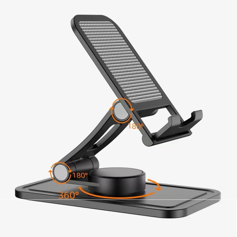 Desk Creative 360 Degree Adjustable Desk Tablet Phone Stand Mini Folding Desktop Phone Stand Holder For iPad Mobile Phones